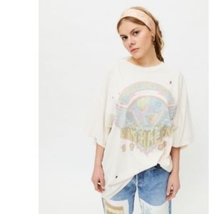 Van Halen Vintage look Distressed dress tee Oversi